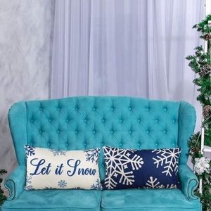 2pk 12x20 Winter Pillow Covers